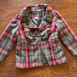 Plaid Blazer